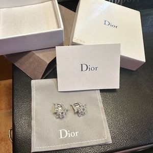 Dior clip on earrings